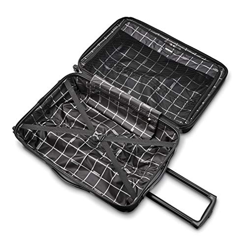 American Tourister Moonlight Hardside Expandable Luggage with Spinner Wheels, Blue Terazzo, 2-Piece Set (20/28)