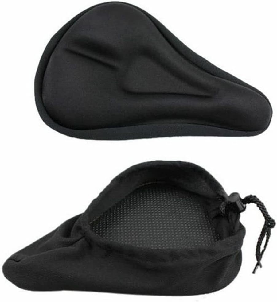 Bike Bicycle Gel Cushion Extra Comfort Seat Cover, Exercise Bike Seat Cushion, Bike Seat Cover, Cycling Seat Cushion Cover for Spin Bike.