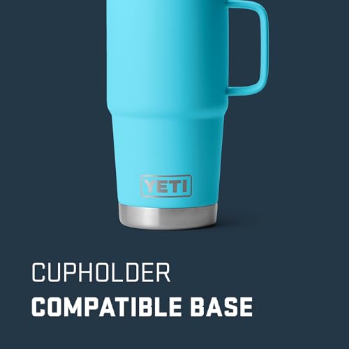 YETI Rambler 20 oz Travel Mug, Stainless Steel, Vacuum Insulated with Stronghold Lid