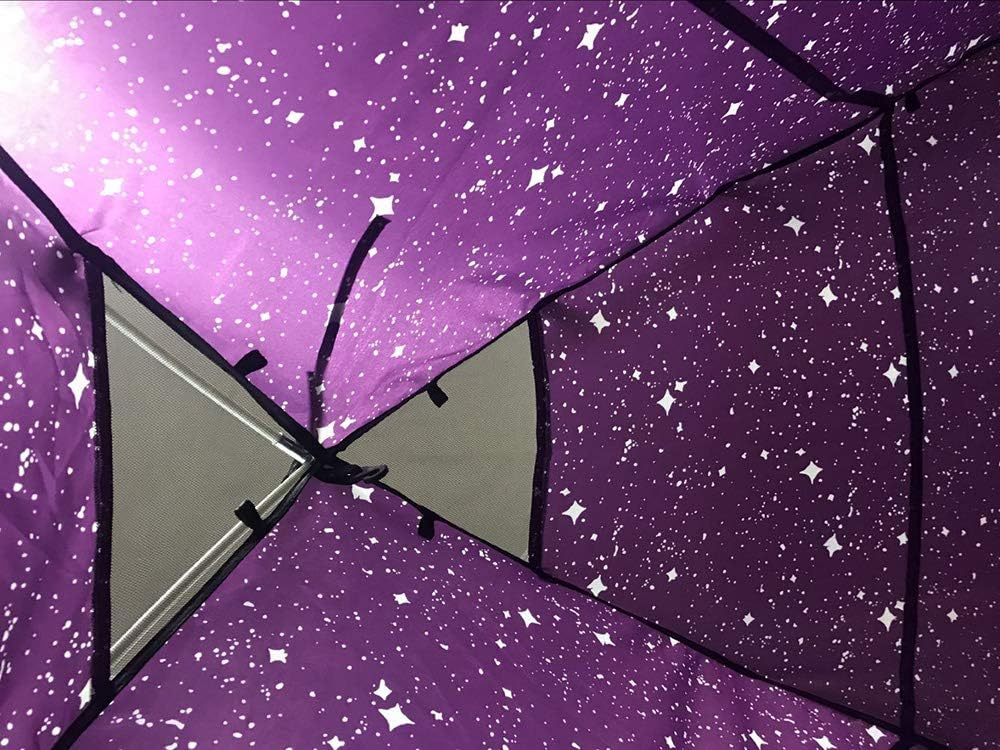 Laylala® Indoor Privacy and Play Tent on Bed Sleep Cozy in Drafty Room，Privacy Tent on Bed for Warm(Starlight)