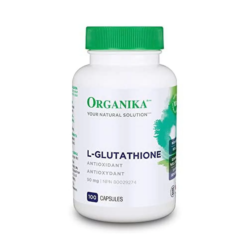 Organika L-GLUTATHIONE (Reduced) 50MG, 100 CAPS