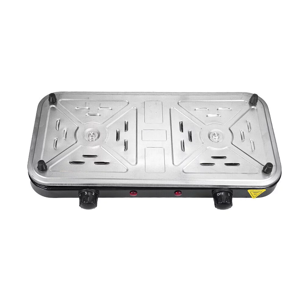 Jahy2Tech  Hot Plate Kitchen Double-burner Electric Stove Multi-turn Heating Tubes Double Multifunction Temperature Control 220v2000W