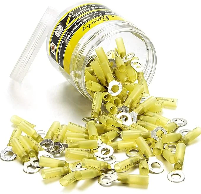 100PCS Heat Shrink Crimp Ring Connectors 5/16