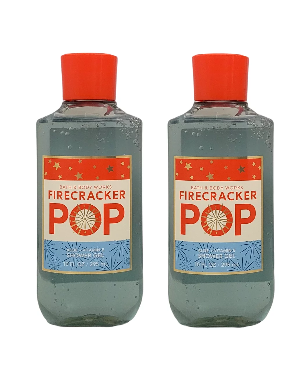 Bath and Body Works Firecracker Pop Shower Gel Body Wash 10 fl oz Set of 2