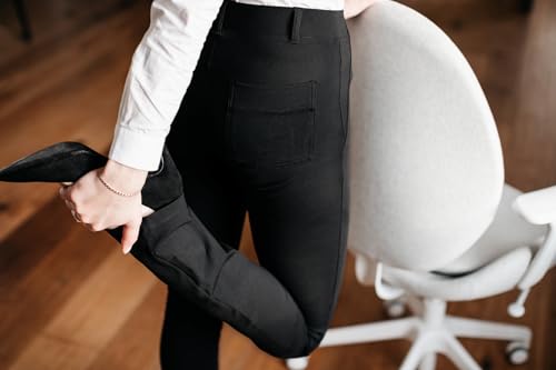 Yogipace,Belt Loops,Women's Petite/Regular/Tall Straight Leg Yoga Dress Pants