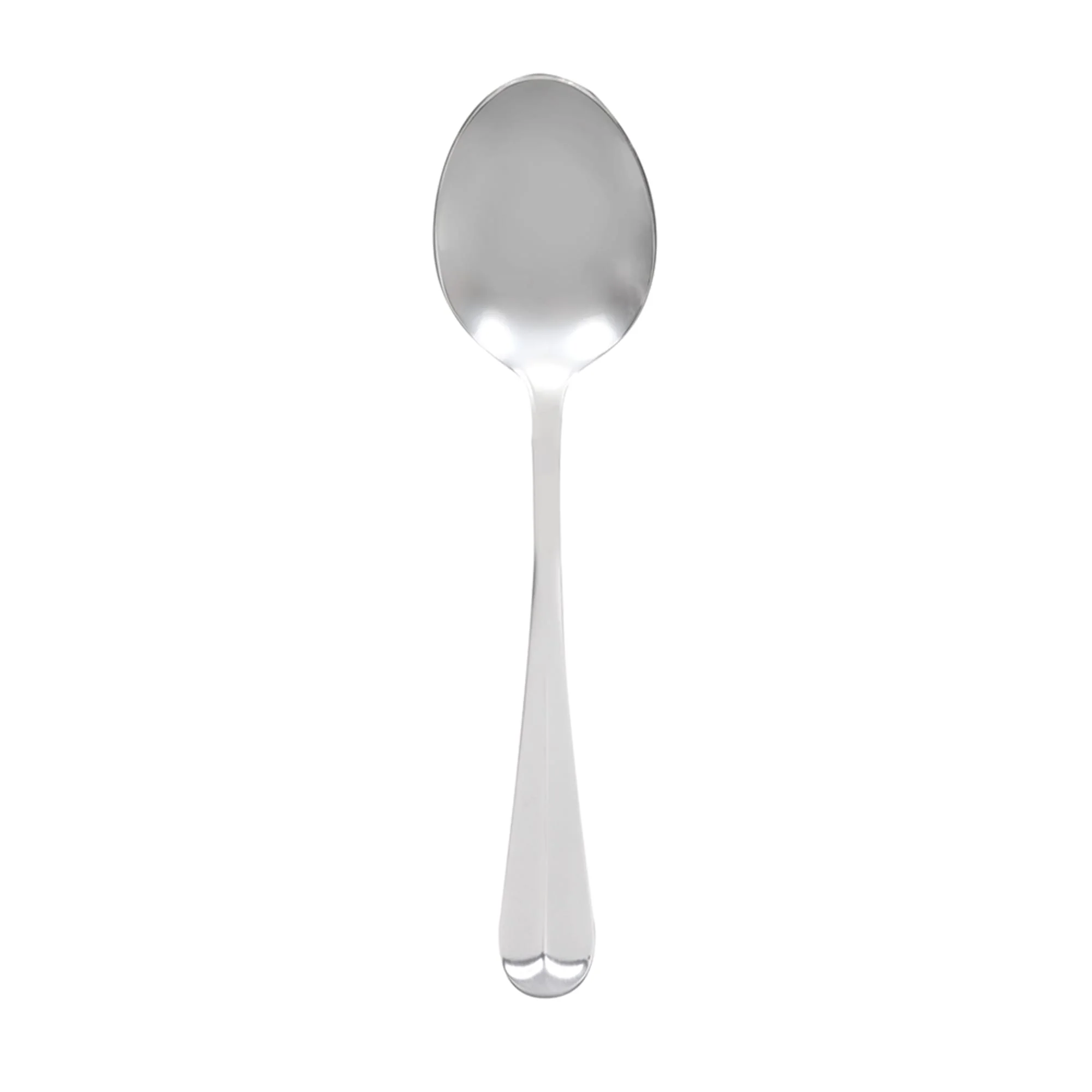 Vollrath 48104 Queen Anne Serving Spoon - Stainless-1 Dozen