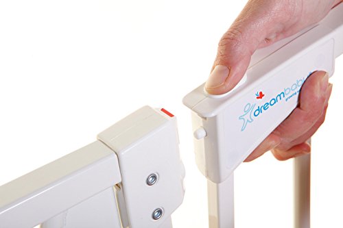 Dreambaby Chelsea Auto Close Security Gate in White Value Pack (Includes 2 Gates and 2 Extensions)