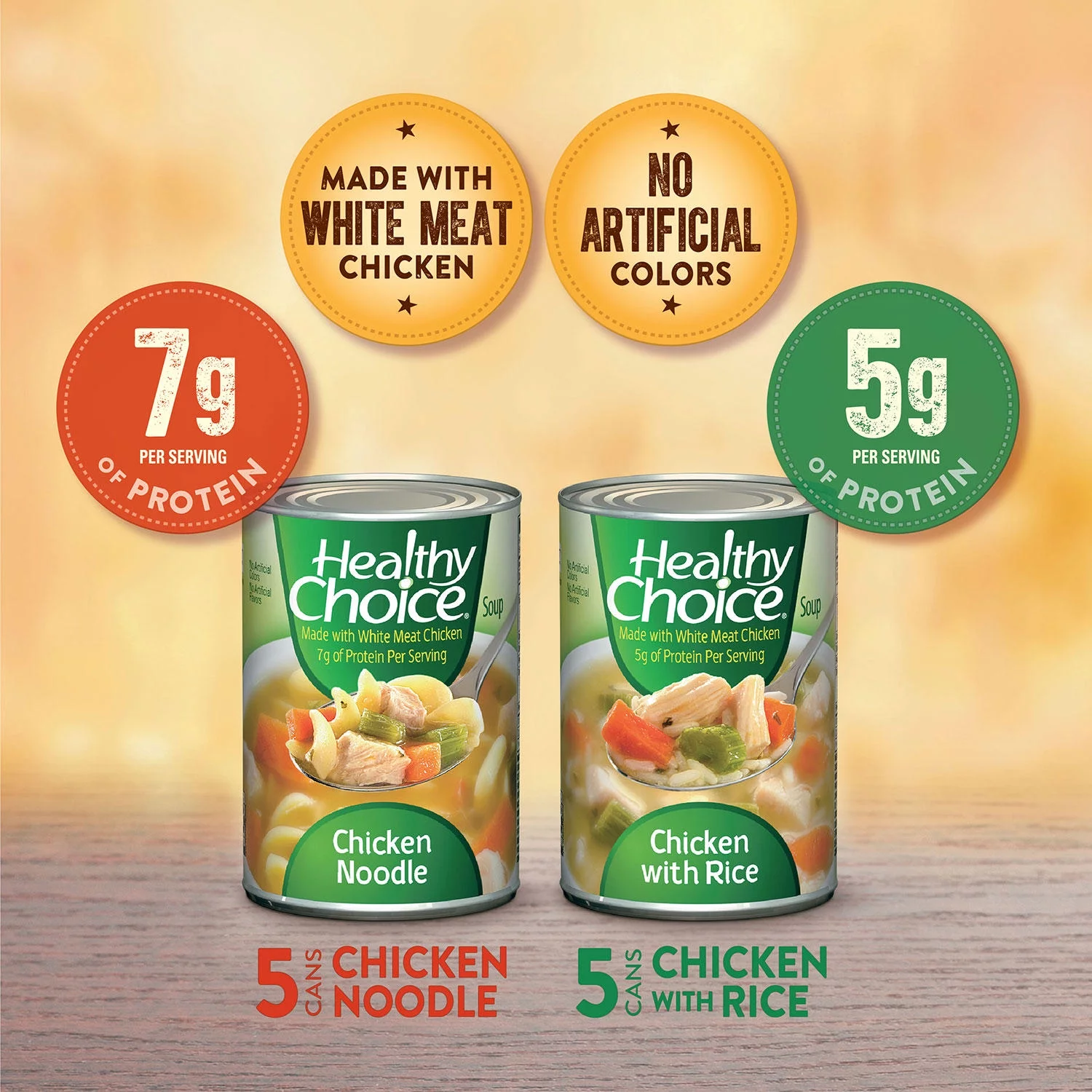 Healthy Choice Variety Pack Soup, 10 pk./15 oz.