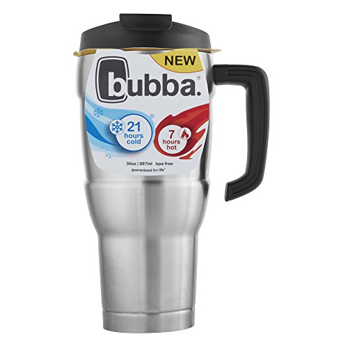 Bubba Hero XL, Vacuum-Insulated Stainless Steel Travel Mug, 30oz., Stainless Steel