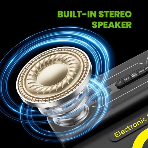 Electric Drum Set Built-in Speaker, Kids Drum Pad and Sticks, Portable Roll Up Drums Practice Pad for Kids, Great Birthday for Girls Boys