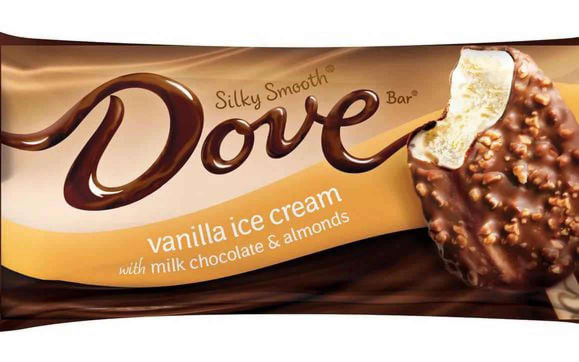 DOVEBAR®, Singles - Almond/Milk Chocolate, (12 Count)