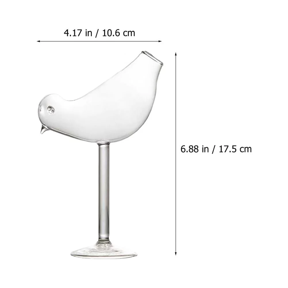 4pcs Glass Drinking Cup Smoke Cocktail Drinking Cup Glass Wine Container