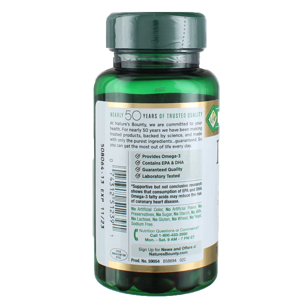 Natures Bounty Red Krill Oil 500Mg Omega-3 Softgels - 30 Ea, 2 Pack