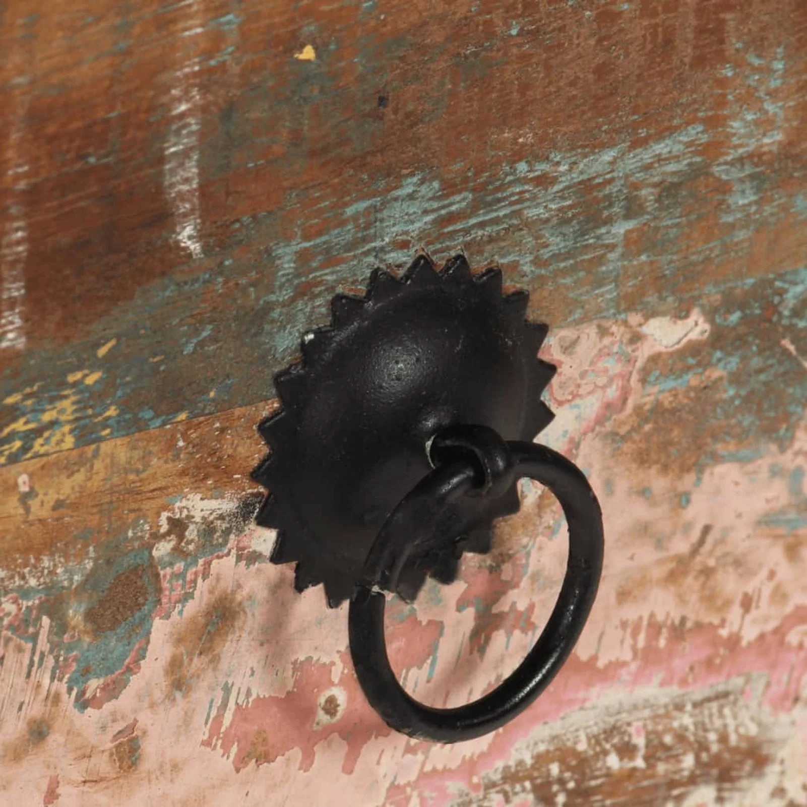 Carevas Desk Solid Reclaimed Wood