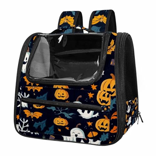 Halloween Pet Carrier Airline Approved Pet Carrier Bag Dog Carrier for Small Medium Cats Dogs Puppies Kitten