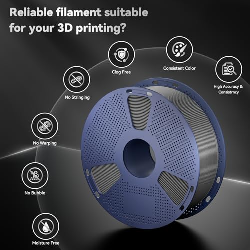 3D Printer Filament, ABS Filament 1.75mm, High Strength and Toughness, Dimensional Accuracy +/- 0.02mm, 1kg(2.2lbs) 3D Printing Filament (Gold)