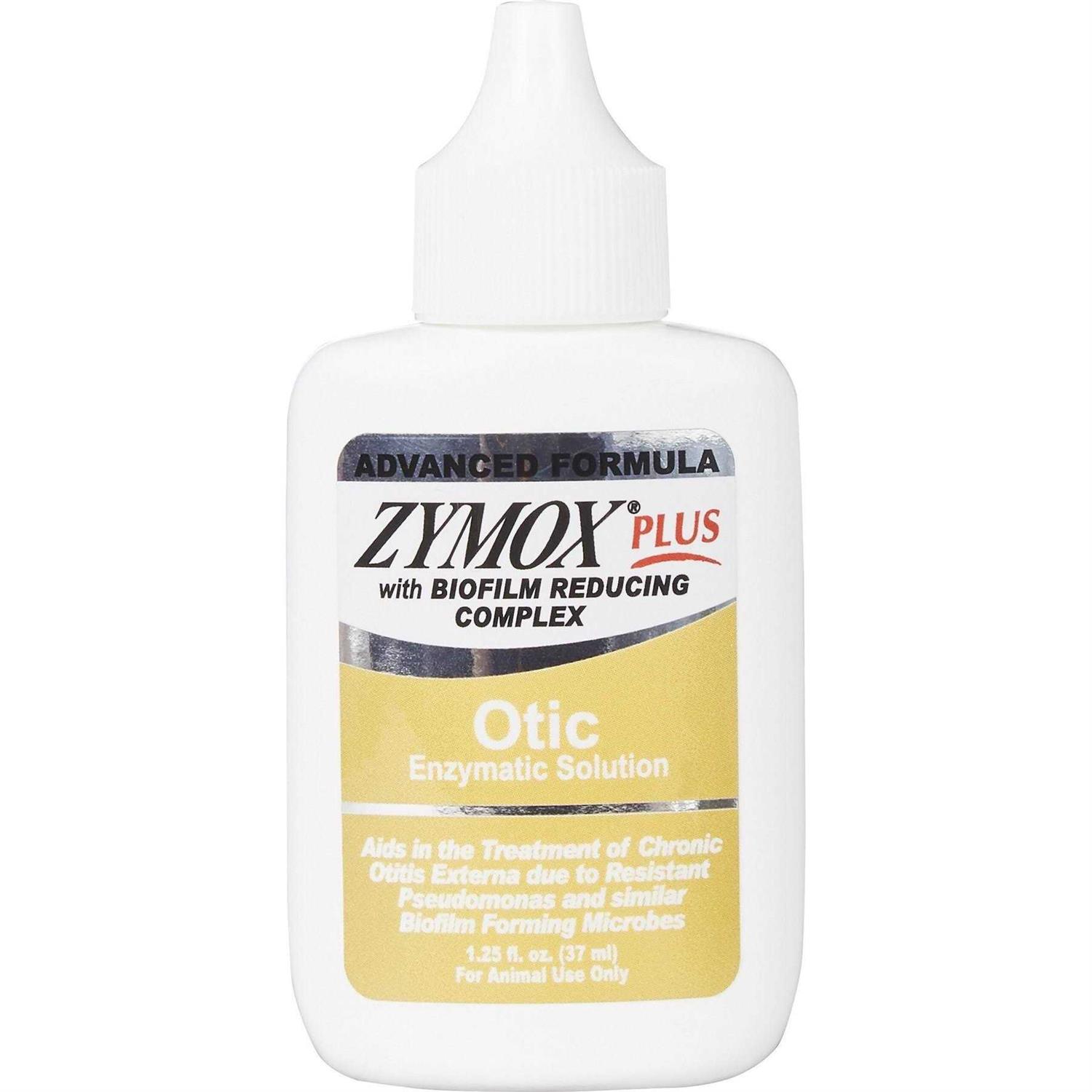 Zymox Plus Otic Advanced Formula Enzymatic Ear Solution 1.25oz - Pet Supplies online store