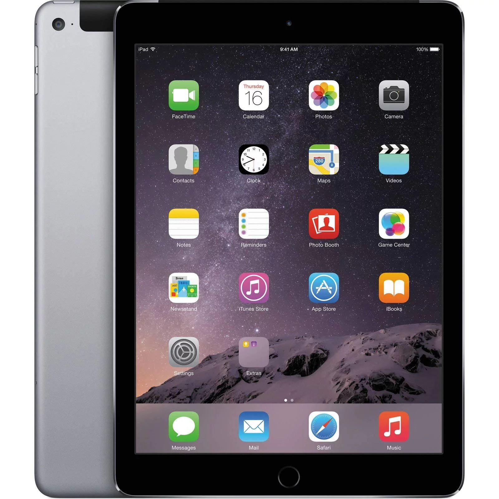 Restored Apple Ipad Air 2nd. Gen - Apple A8X Triple-Core 2GB RAM 16GB Storage - Only Wifi Pre-Owned