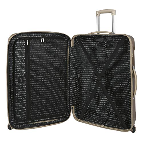 kensie Women's Alma Hardside Spinner Luggage, Expandable, Japanese Carmine Red, Carry-On 20-Inch