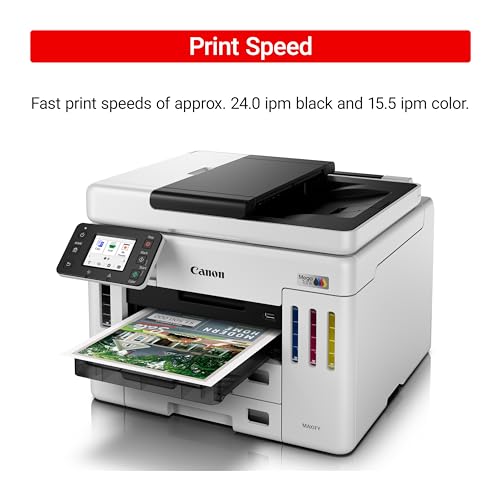 Canon Megatank GX7120 Wireless All-in-One Printer, Print, Copy, Scan and Fax with 2.7