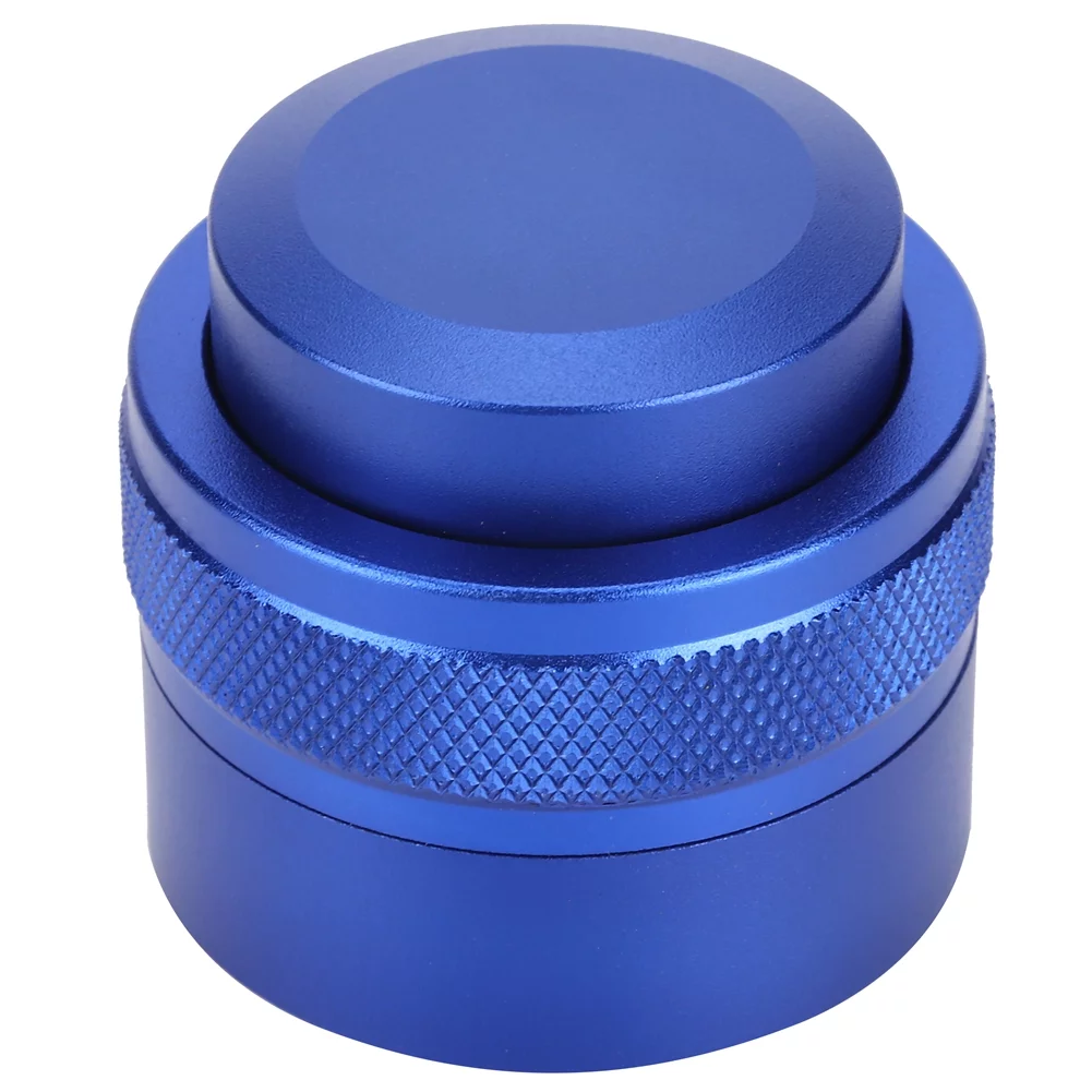 51mm Coffee Distributor Reusable Stainless Steel Espresso Tamper Coffee Tamper Distributor Tamping Tools Coffee Accessory(Blue)