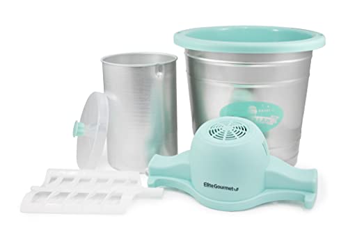 Elite Gourmet Maxi-Matic EIM-924L 4 quart Old Fashioned Electric Ice Cream Maker, Pine Bucket