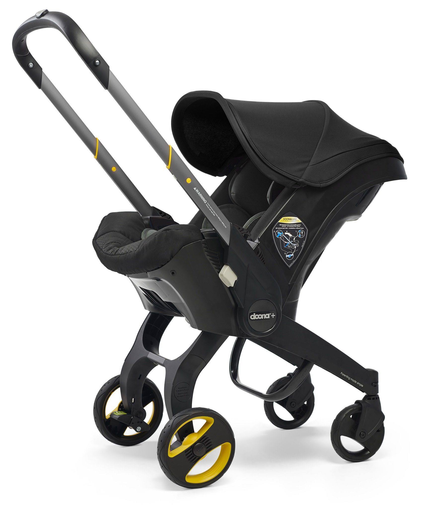 Doona Infant Car Seat Stroller with Base Nitro Black