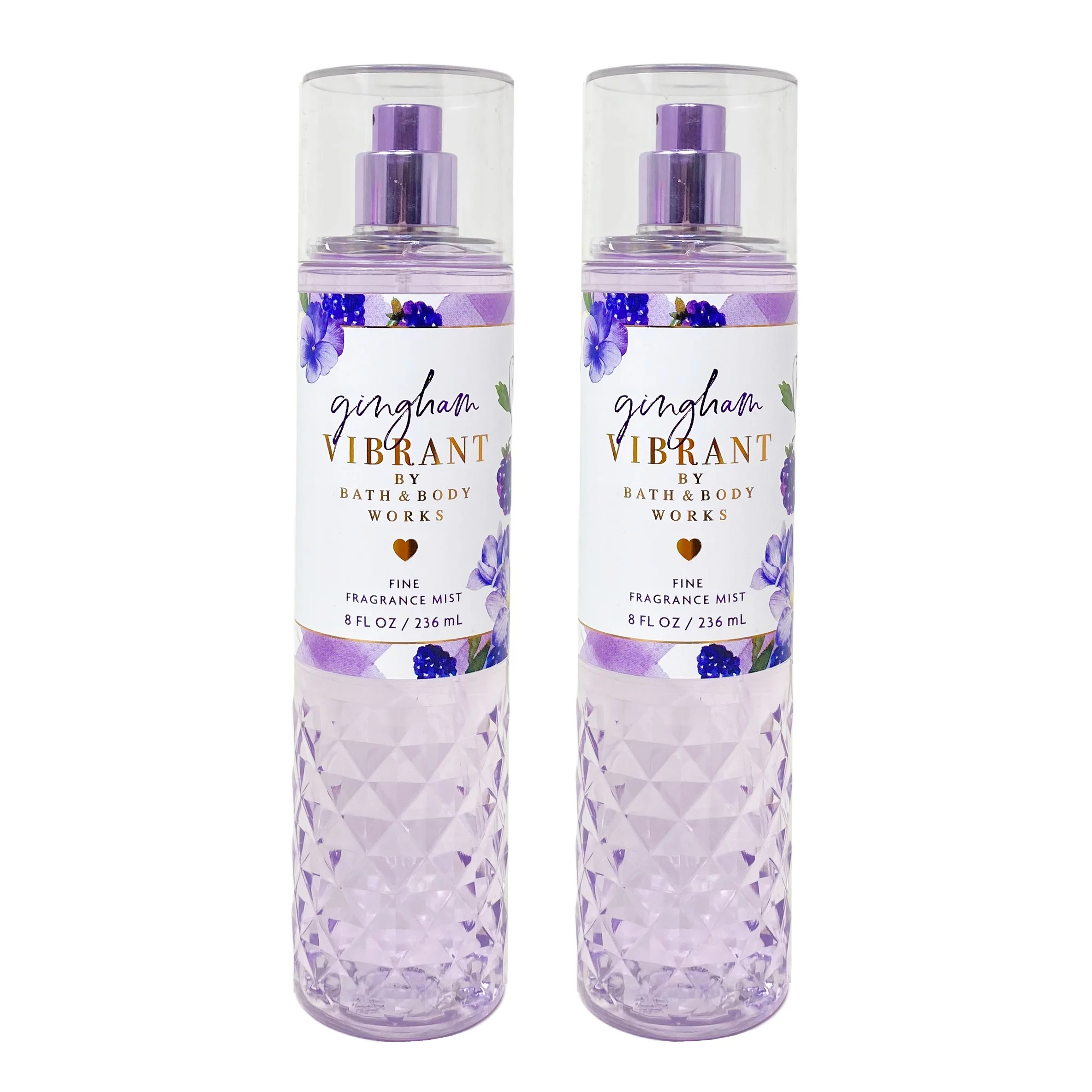 Bath and Body Works Gingham Vibrant 2 Pack Fine fragrance Mist Gift Set - Full Size