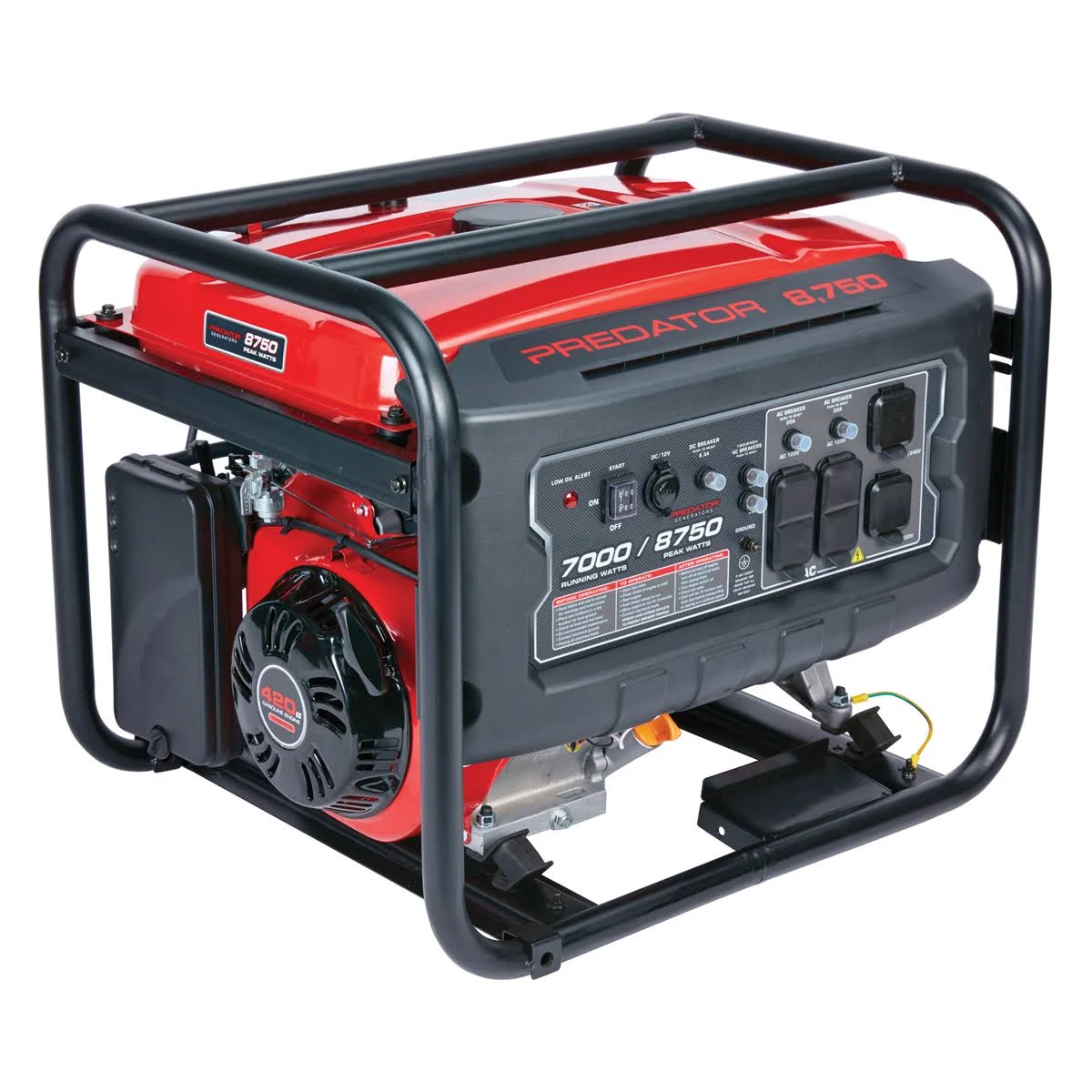 Predator 8750 Watt Max Starting GAS Powered Generator - Carb