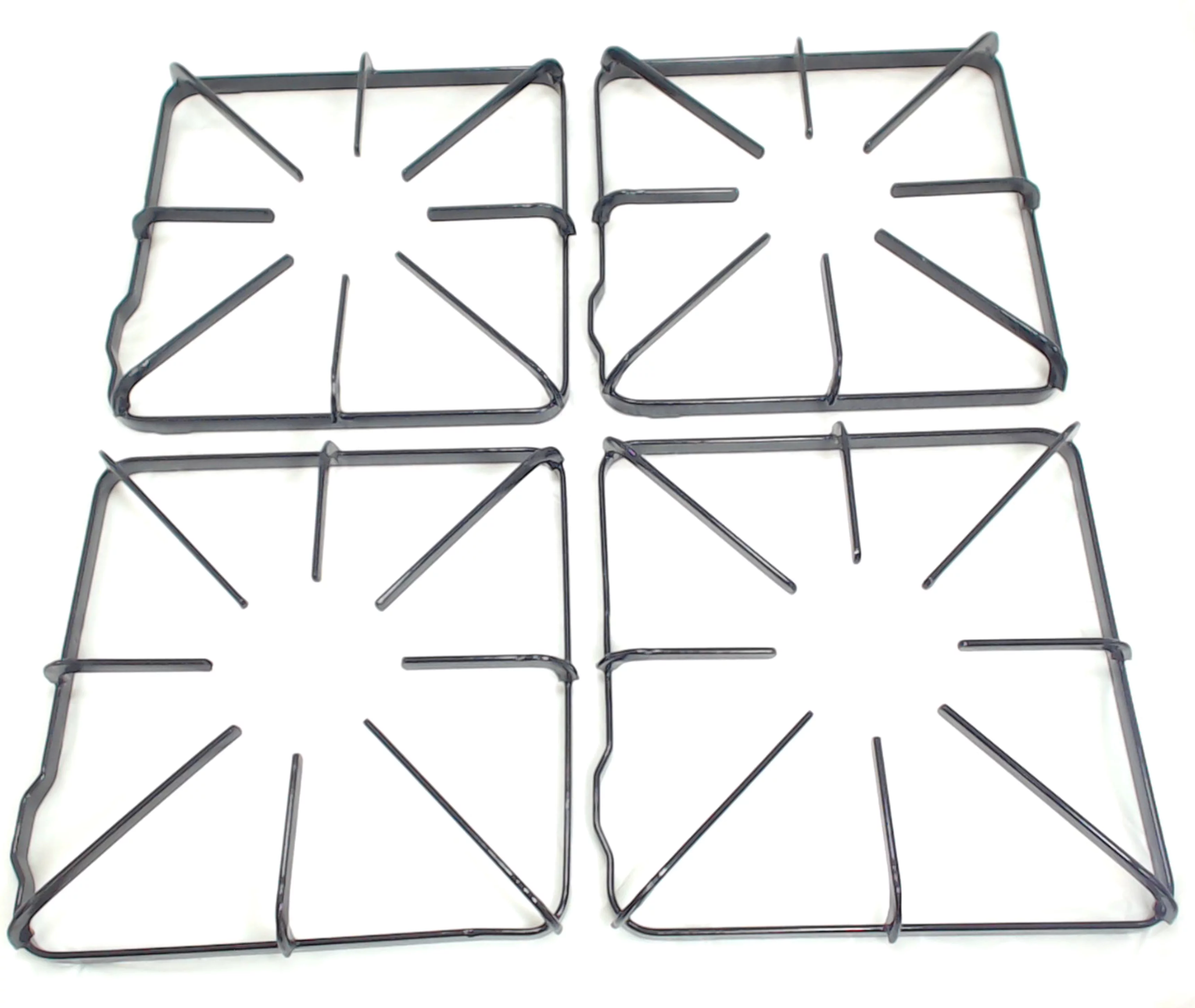 WB31K10012, Gas Range Burner Grate 4 Pack replaces GE, Hotpoint