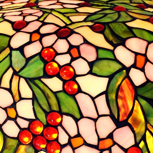 Tiffany Table Lamp Stained Glass Bedside Reading Lamp 3-Light 20