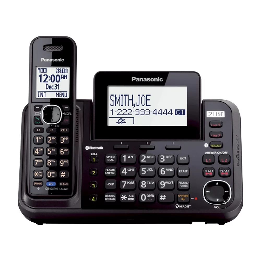 Panasonic KX-TG9541B Link2cell 2-Line Cordless Phone (1 Handset)