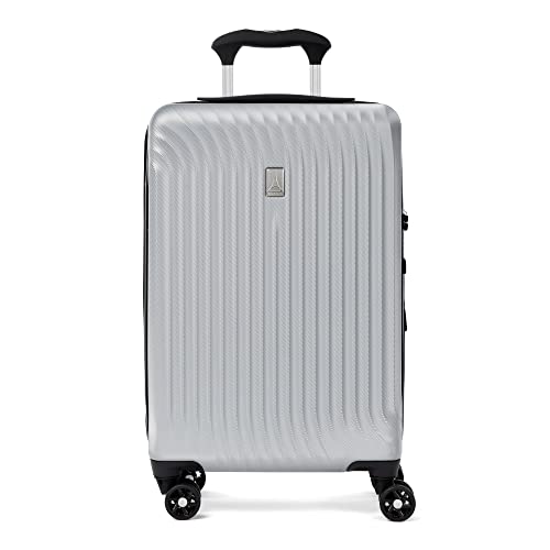 Travelpro Maxlite Air Hardside Expandable Carry on Luggage, 8 Spinner Wheels, Lightweight Hard Shell Polycarbonate Suitcase, Shadow Grey, Carry On 21-Inch