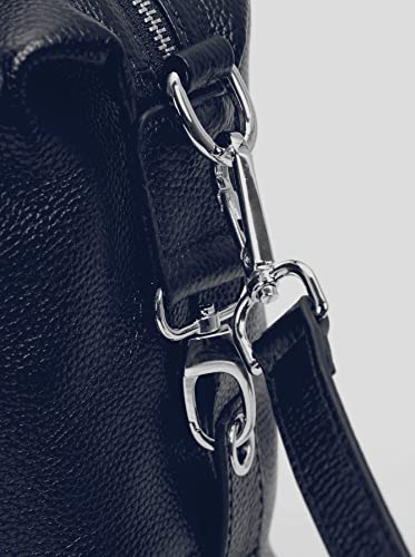 HESHE Womens Genuine Leather Handbags Purse Crossbody Satchel Tote Bags Ladies Real Leather Bags