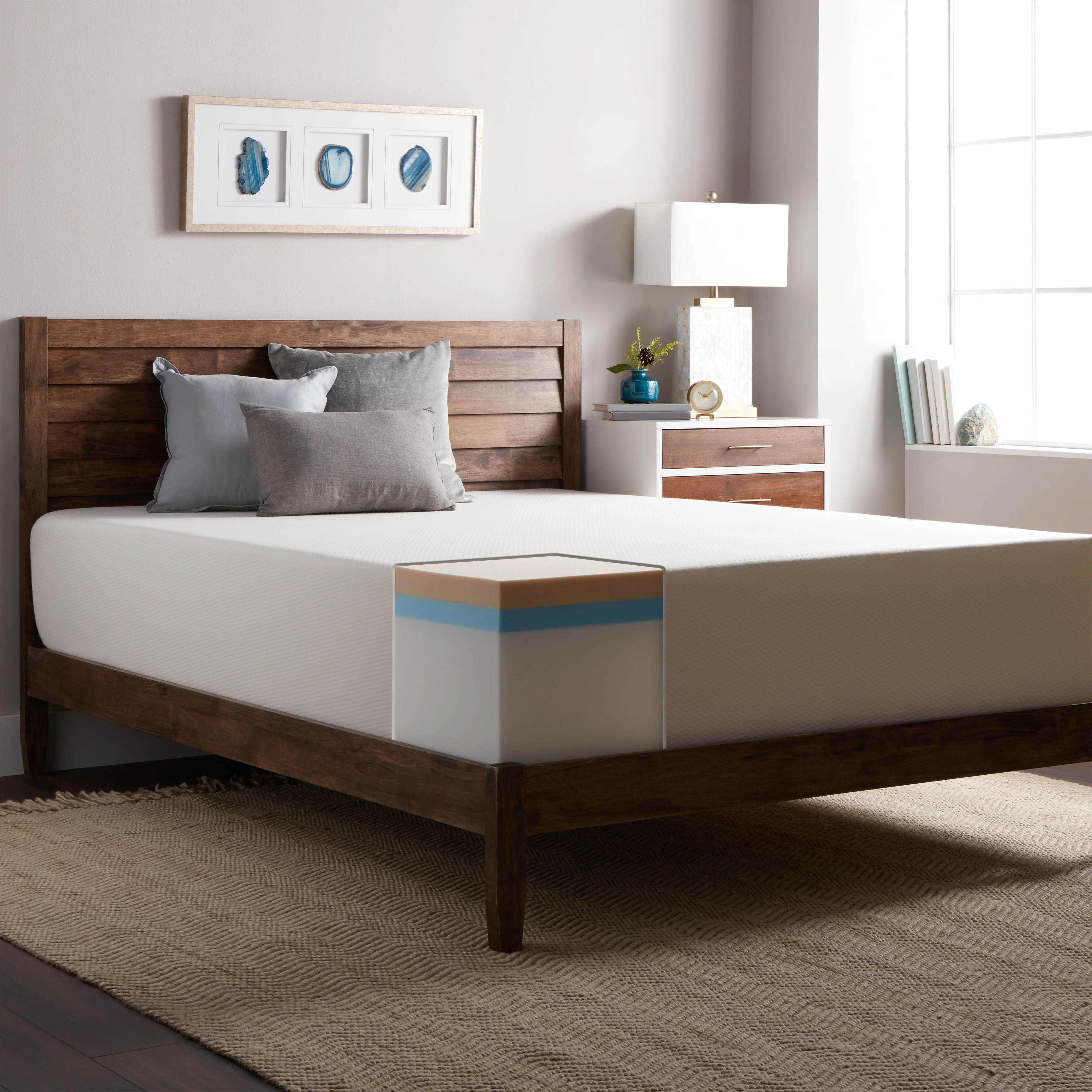 Select Luxury  Medium Firm 14-inch Memory Foam Mattress Mattress in a Box, Platform Friendly, Bed Slat Friendly Twin
