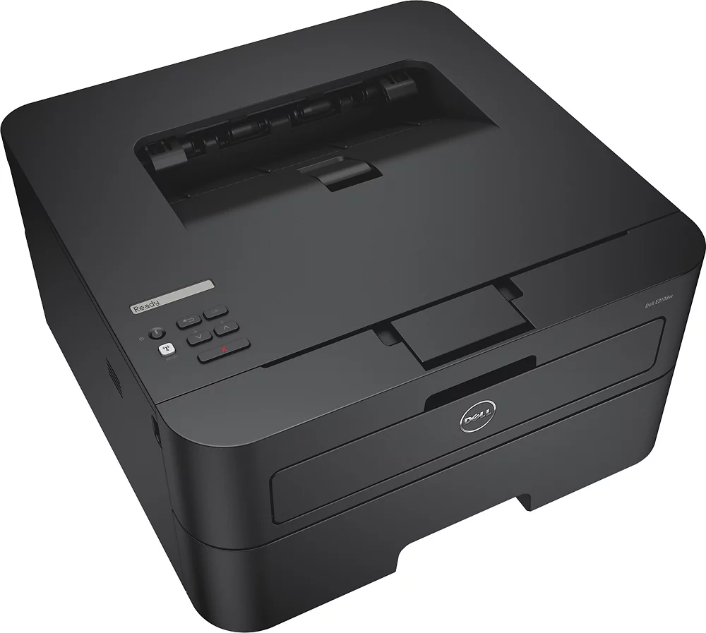 Dell - E310dw Wireless Black-and-White Laser Monochrome Printer - Black