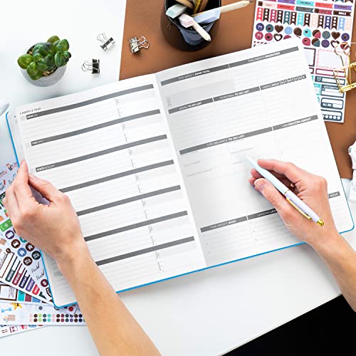 Clever Fox Planner PRO – Weekly & Monthly Life Planner to Increase Productivity, Time Management and Hit Your Goals, 8.5x11″ (Black)