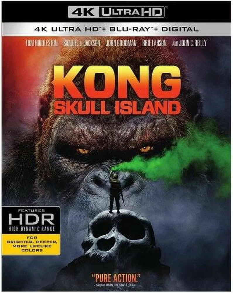 Kong: Skull Island [New 4K UHD Blu-ray] With Blu-Ray, 4K Mastering, UV/HD Digital
