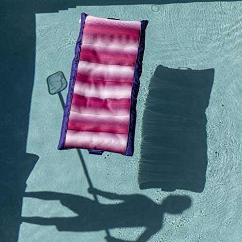 Big Joe Kona Hammock No Inflation Needed Pool Lounger with Headrest, Quick Draining Fabric, 4 feet Big