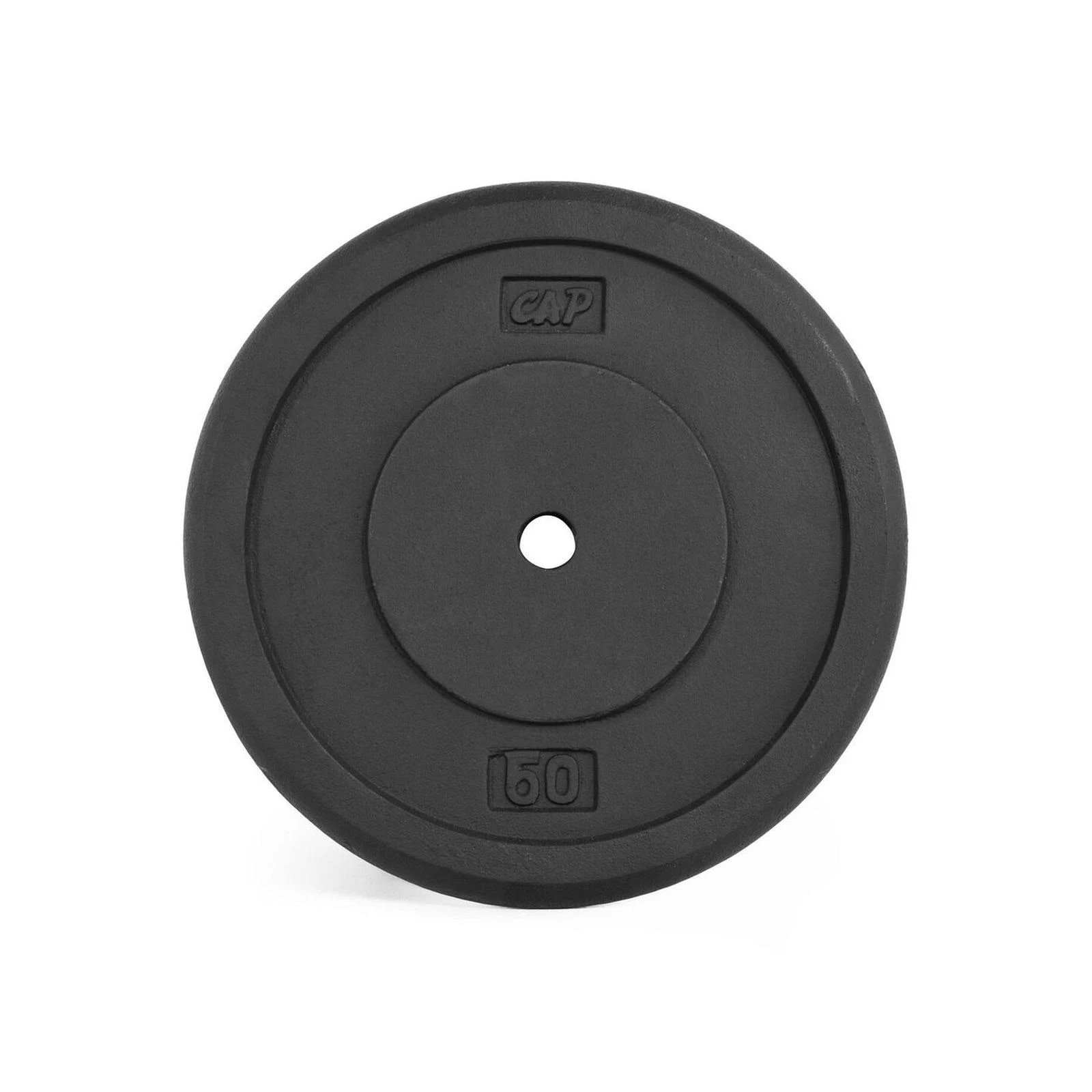 Cap Barbell Standard Free Weight Plate, 1-Inch, 50-Pound, Black