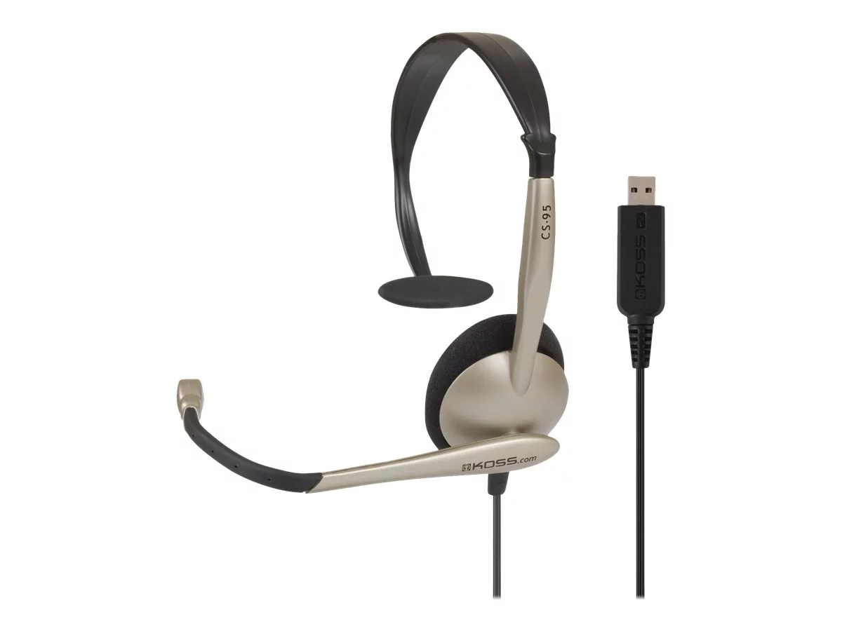 Koss CS95 USB - Headset - on-ear - wired