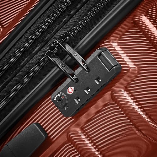 Samsonite Omni 2 Hardside Expandable Luggage with Spinner Wheels, 2-Piece Set (19/24), Lagoon Blue