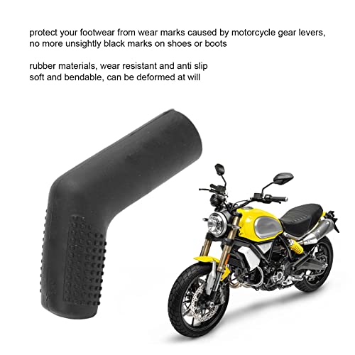 Motorcycle Gear Shifter Cover, 4PCS Motorcycle Gear Shift Lever Shoe Protector Rubber Anti Slip Universal for Street Dirt Bikes ATVs