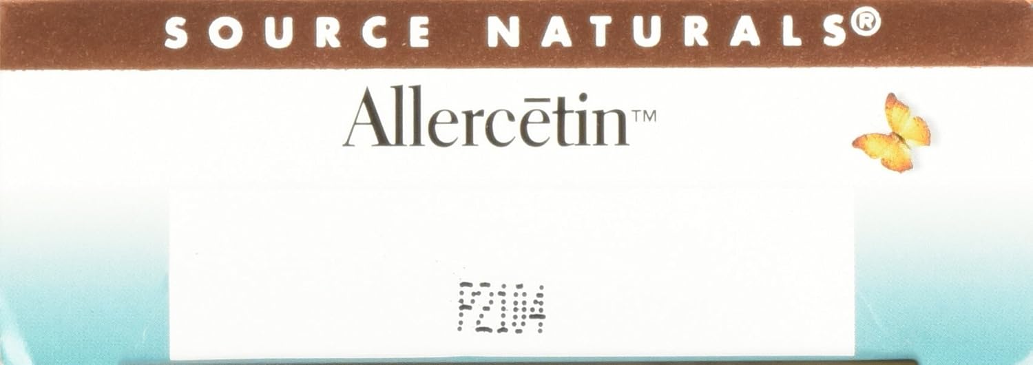 Source Naturals Allercetin Allergy & Sinus, Homeopathic Tablets, 48 tablets