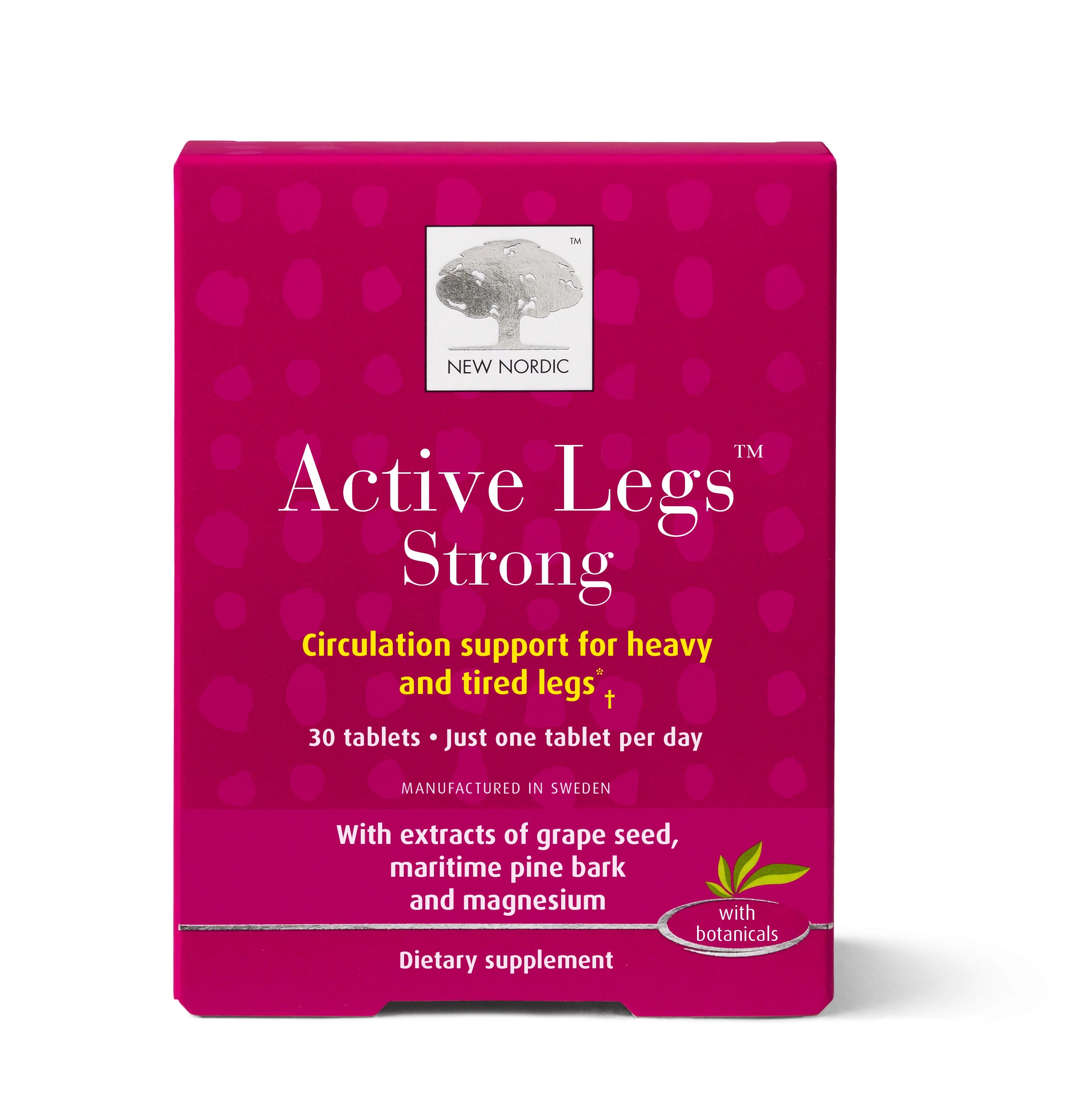 New Nordic Active Legs Strong | Circulation Support Supplement | 30 Tablets