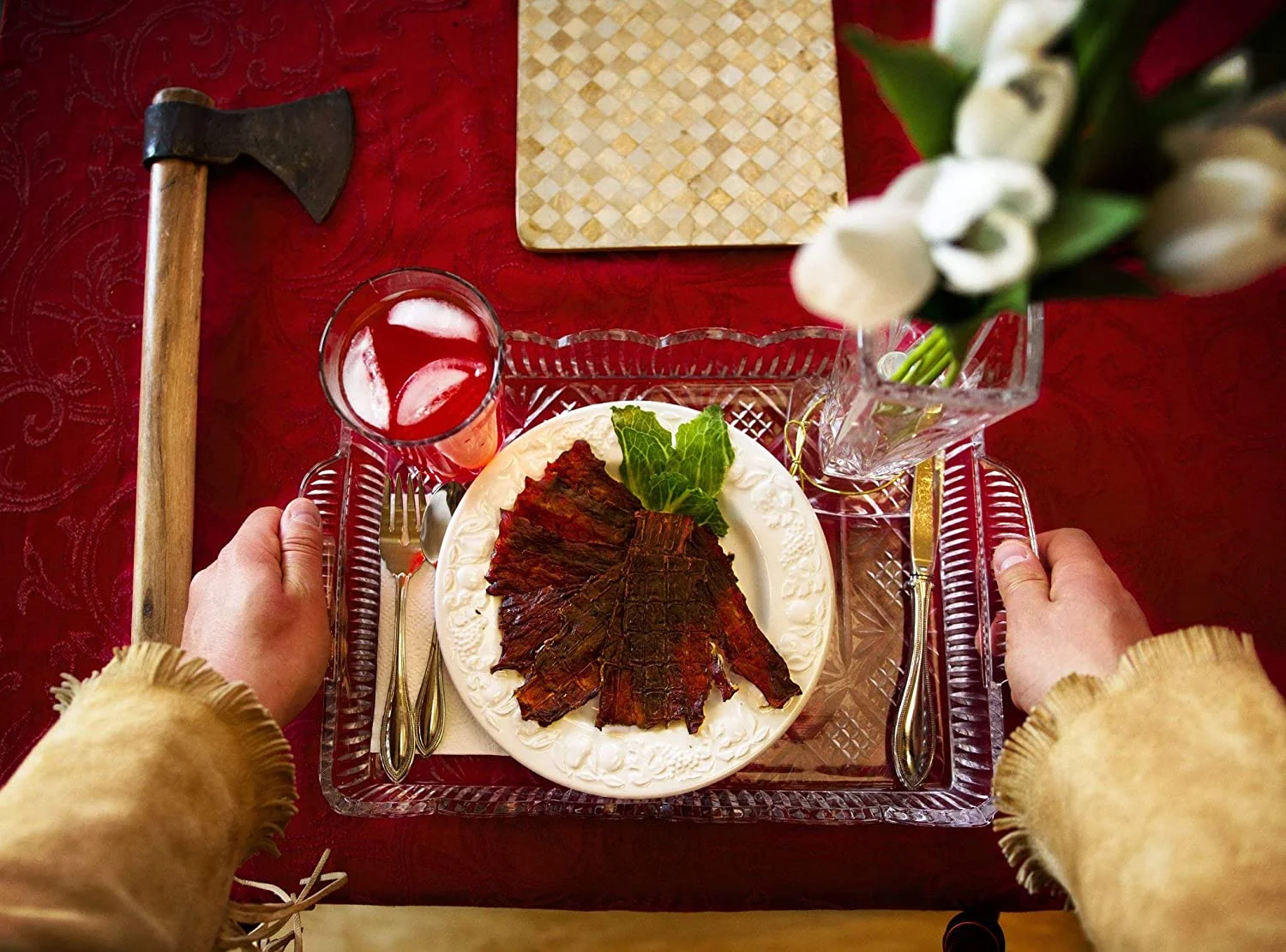 Old Trapper Zero Sugar Beef Jerky | Traditional Style Real Wood Smoked | Healthy Snack Made from 100% Top Round Steaks | 8 Ounce Bag