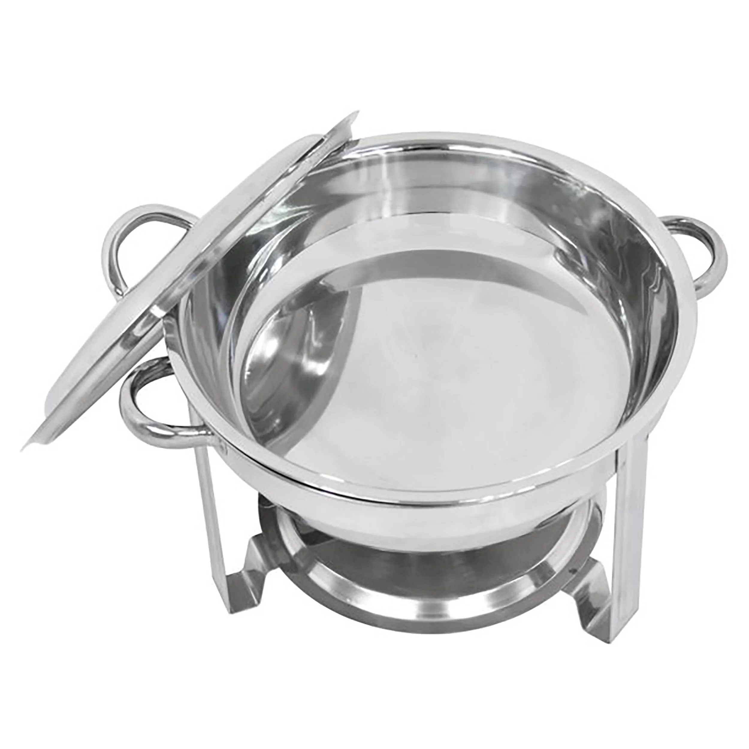 ZENY 2 Pack Chafing Dish Set, Buffet Catering, Stainless Steel Food Warmer, Round