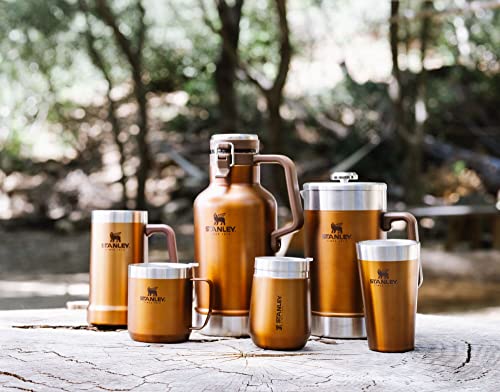 Stanley Stay-Chill Beer Stein 24 oz | Heavy Duty Big Grip Handle | Beer Tumbler Drink Cup, Holds 2 Cans | Insulated Stainless Steel Party Mug | BPA-Free | Azure