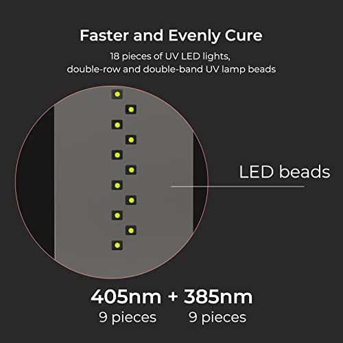 Creality Wash and Cure Station UW-01 2 in 1 Machine Resin 3D Printer UV Curing Rotary Box Bucket for LCD/DLP/SLA Washing Size 7.48x6.06x7.87 inches