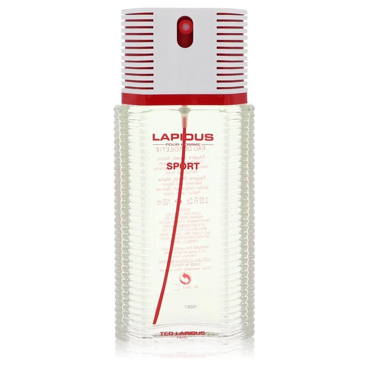Lapidus Pour Homme Sport by Ted Lapidus Eau De Toilette Spray (Tester) 3.33 oz for Men
